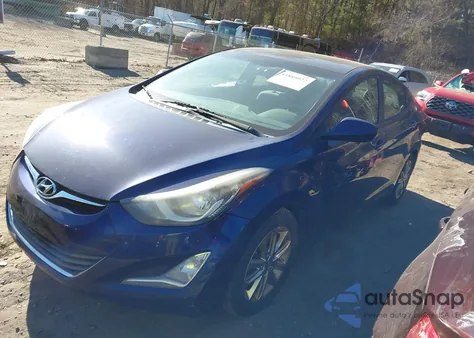 2014 Hyundai Elantra Se из США, поврежденный, VIN 5NPDH4AE3EH527620